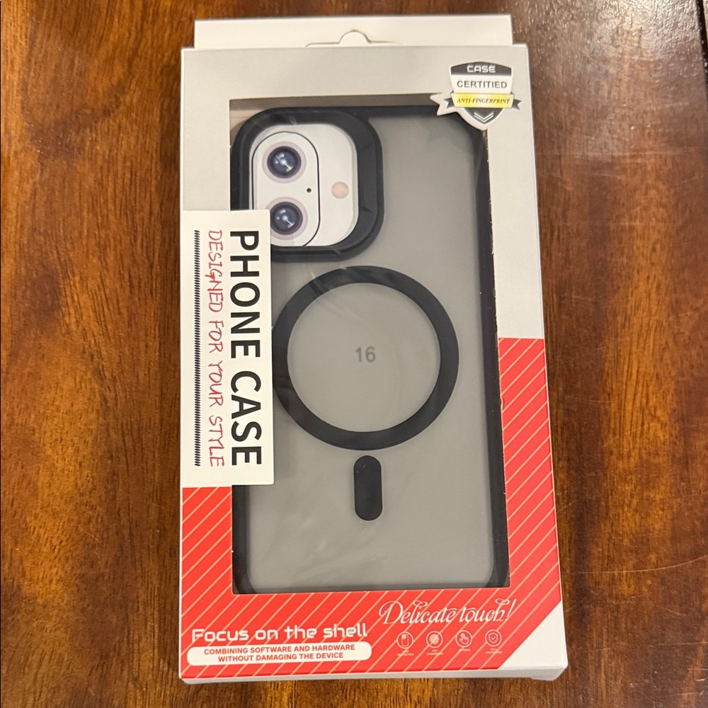 16 Black Smoked MagSafe iPhone Case